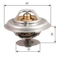 TH14380G1 GATES - TERMOSTAT 2.8 VR6 96-03